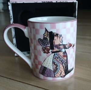 MacKenzie-Childs Brand New Mug "Alice In Wonderland" Duchess Mug